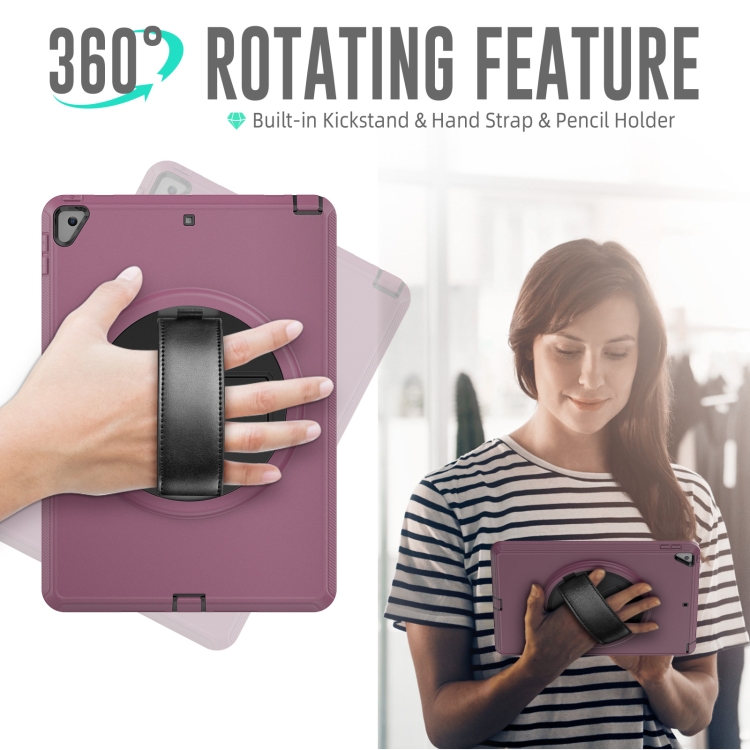 For iPad 10.2 2021/2020/2019 / Pro 10.5 / Air 10.5 2018/2019 Shockproof TPU + PC Tablet Case(Black+Rose Red) For iPad 10.2 2021/2020/2019 / Pro 10.5 / Air 10.5 2018/2019 Shockproof TPU + PC Tablet Case(Black+Rose Red)