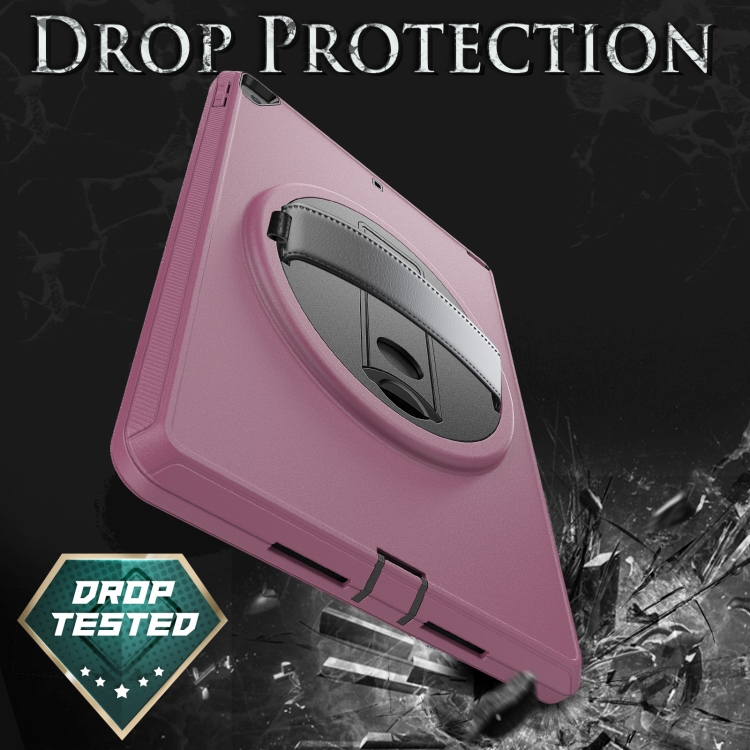 For iPad 10.2 2021/2020/2019 / Pro 10.5 / Air 10.5 2018/2019 Shockproof TPU + PC Tablet Case(Black+Rose Red) For iPad 10.2 2021/2020/2019 / Pro 10.5 / Air 10.5 2018/2019 Shockproof TPU + PC Tablet Case(Black+Rose Red)