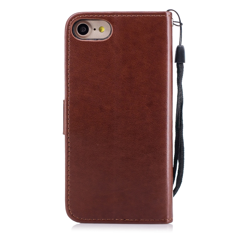 For iPhone SE 2022 / SE 2020 Diamond Encrusted Plum Blossom Embossing Pattern Horizontal Flip Leather Case with Holder & Card Slots & Wallet & Lanyard(Brown) For iPhone SE 2022 / SE 2020 Diamond Encrusted Plum Blossom Embossing Pattern Horizontal Flip Leather Case with Holder & Card Slots & Wallet & Lanyard(Brown)