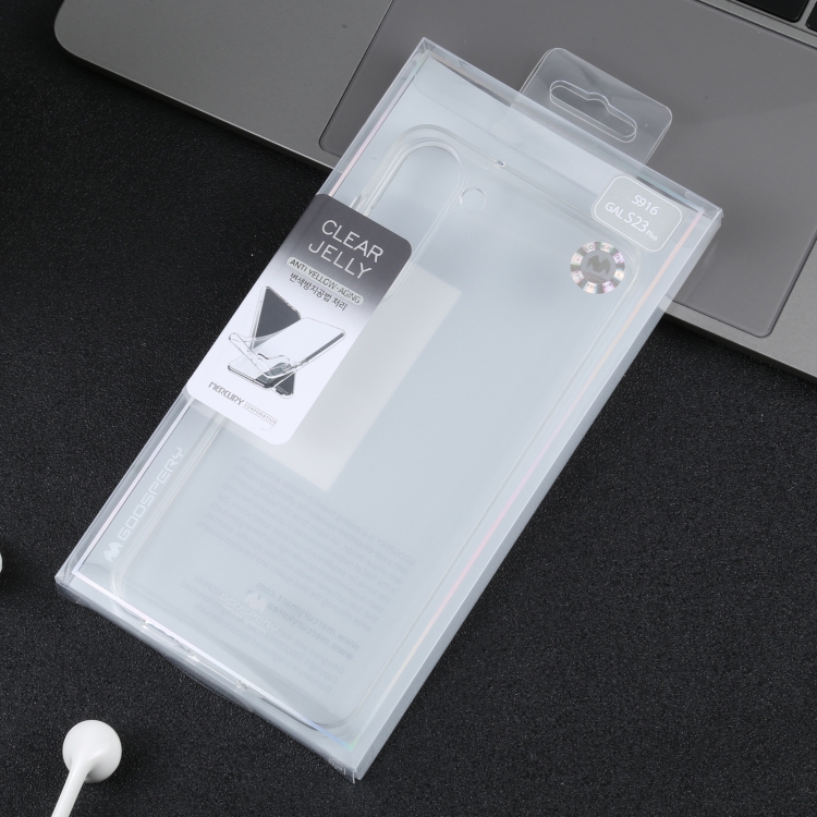 For Samsung Galaxy S23+ 5G GOOSPERY CLEAR JELLY Transparent TPU Soft Phone Case For Samsung Galaxy S23+ 5G GOOSPERY CLEAR JELLY Transparent TPU Soft Phone Case