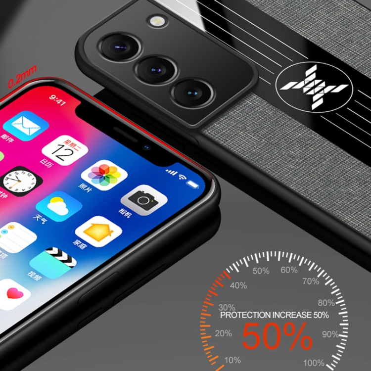 For Samsung Galaxy S22+ 5G XINLI Stitching Cloth Textue Shockproof TPU Phone Case(Black) For Samsung Galaxy S22+ 5G XINLI Stitching Cloth Textue Shockproof TPU Phone Case(Black)