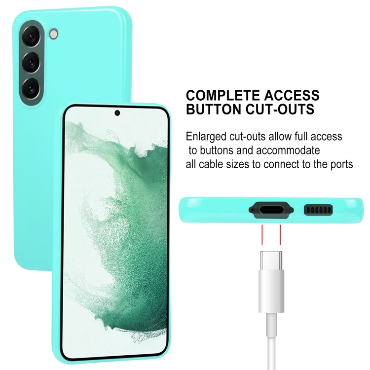 For Samsung Galaxy S23 5G GOOSPERY PEARL JELLY Shockproof TPU Phone Case(Mint Green) For Samsung Galaxy S23 5G GOOSPERY PEARL JELLY Shockproof TPU Phone Case(Mint Green)