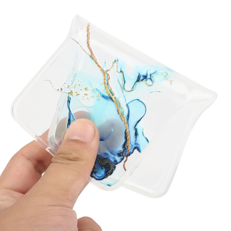 For Samsung Galaxy S23 Ultra 5G Hollow Marble Pattern TPU Precise Hole Phone Protective Case(Blue) For Samsung Galaxy S23 Ultra 5G Hollow Marble Pattern TPU Precise Hole Phone Protective Case(Blue)