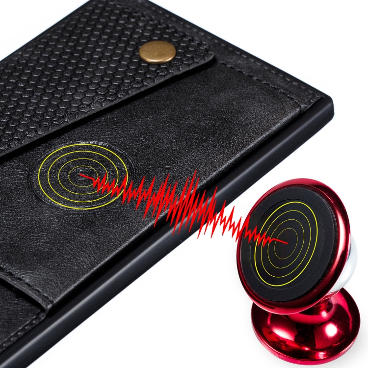 For Galaxy A41 (Eurasian Version) PU + TPU Shockproof Magnetic Protective Case with Card Slots(Black) For Galaxy A41 (Eurasian Version) PU + TPU Shockproof Magnetic Protective Case with Card Slots(Black)