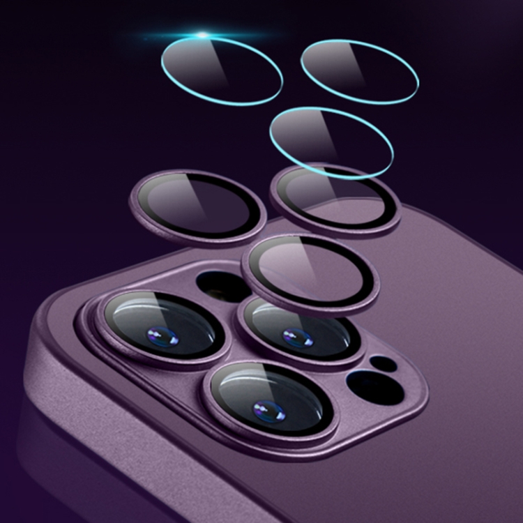 For iPhone 14 Pro AG Glass MagSafe Magnetic Phone Case(Dark Purple) For iPhone 14 Pro AG Glass MagSafe Magnetic Phone Case(Dark Purple)