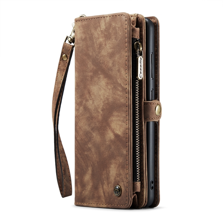For Samsung Galaxy S23+ 5G CaseMe 008 Detachable Multifunctional Leather Phone Case(Brown)
