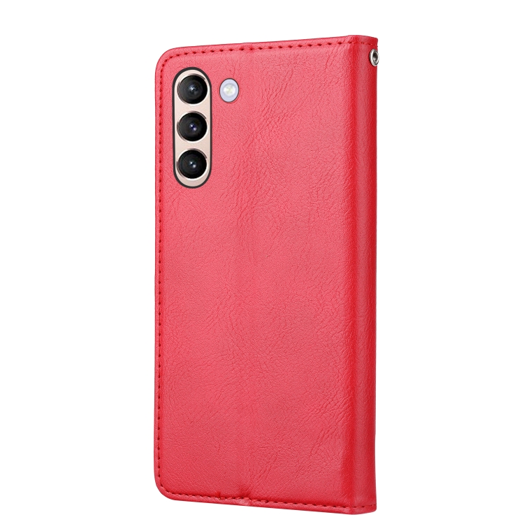 For Samsung Galaxy S23+ 5G Knead Skin Texture Horizontal Flip Leather Phone Case(Red) For Samsung Galaxy S23+ 5G Knead Skin Texture Horizontal Flip Leather Phone Case(Red)