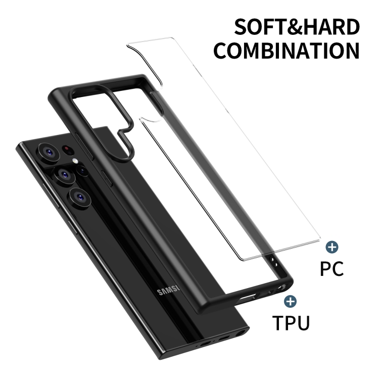 For Samsung Galaxy S23+ 5G iPAKY Shockproof PC + TPU Protective Phone Case(Black) For Samsung Galaxy S23+ 5G iPAKY Shockproof PC + TPU Protective Phone Case(Black)