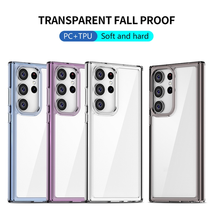 For Samsung Galaxy S23 Ultra 5G iPAKY Transparent PC + TPU Phone Case(Transparent) For Samsung Galaxy S23 Ultra 5G iPAKY Transparent PC + TPU Phone Case(Transparent)