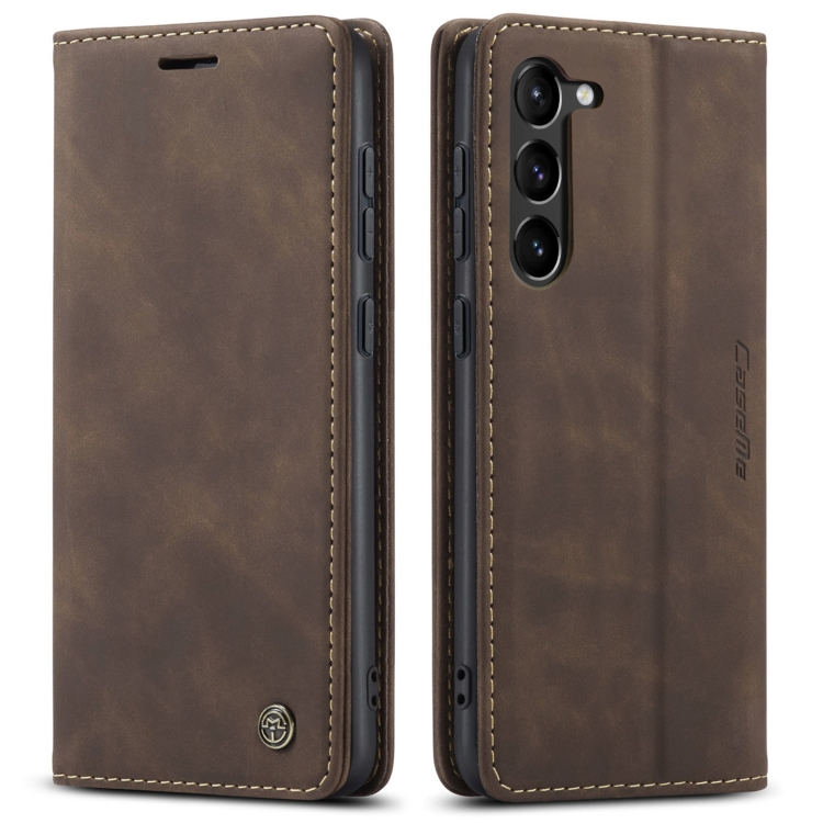 For Samsung Galaxy S23+ 5G CaseMe 013 Multifunctional Horizontal Flip Leather Phone Case(Coffee) For Samsung Galaxy S23+ 5G CaseMe 013 Multifunctional Horizontal Flip Leather Phone Case(Coffee)