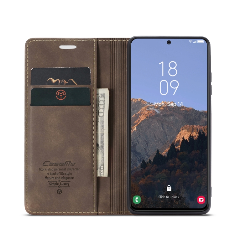 For Samsung Galaxy S23+ 5G CaseMe 013 Multifunctional Horizontal Flip Leather Phone Case(Coffee) For Samsung Galaxy S23+ 5G CaseMe 013 Multifunctional Horizontal Flip Leather Phone Case(Coffee)