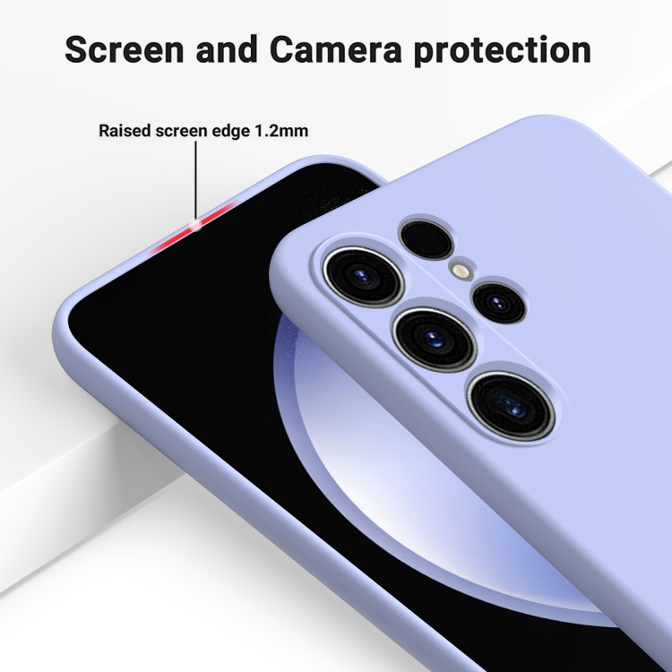 For Samsung Galaxy S23 Ultra 5G Pure Color Liquid Silicone Shockproof Full Coverage Phone Case (Purple) For Samsung Galaxy S23 Ultra 5G Pure Color Liquid Silicone Shockproof Full Coverage Phone Case (Purple)