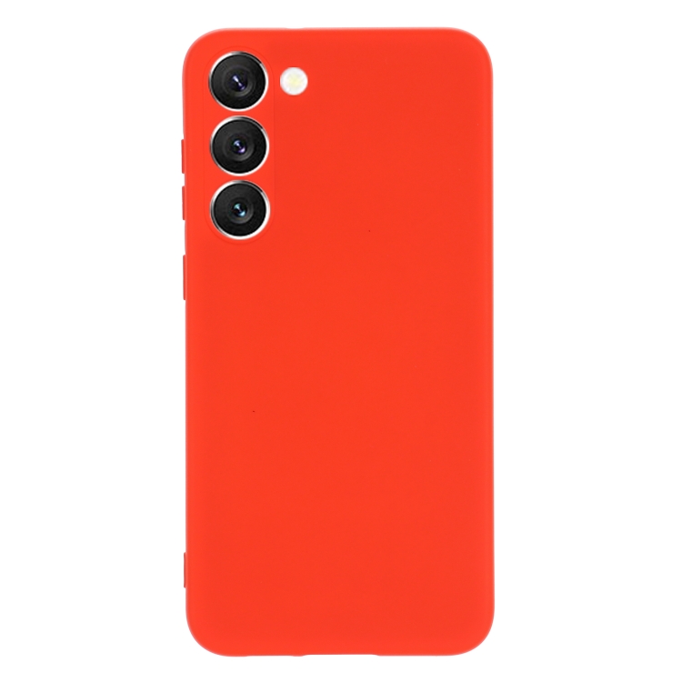 Funda Samsung Galaxy A54 5G Sedosa Roja. SIlicona liquida sedosa.