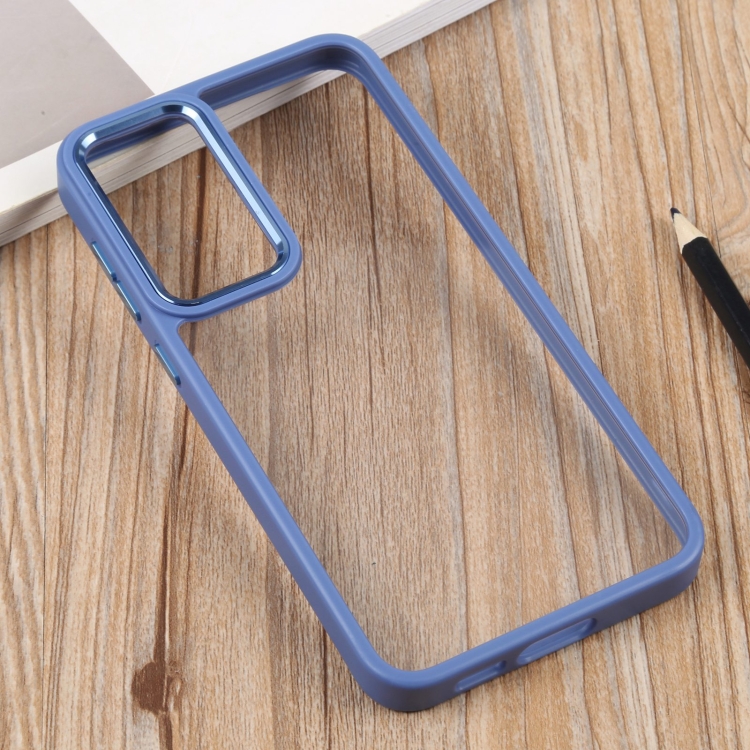 For Samsung Galaxy S23+ 5G Clear Acrylic Soft TPU Phone Case(Sierra Blue) For Samsung Galaxy S23+ 5G Clear Acrylic Soft TPU Phone Case(Sierra Blue)