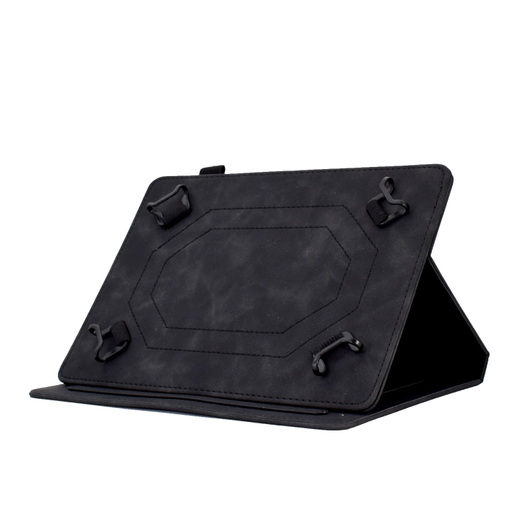 CUSTODIA ECO PELLE TABLET 10 POLLICI CON PORTABLOCCO BLACK - Divashop - la  tecnologia a portata di mano