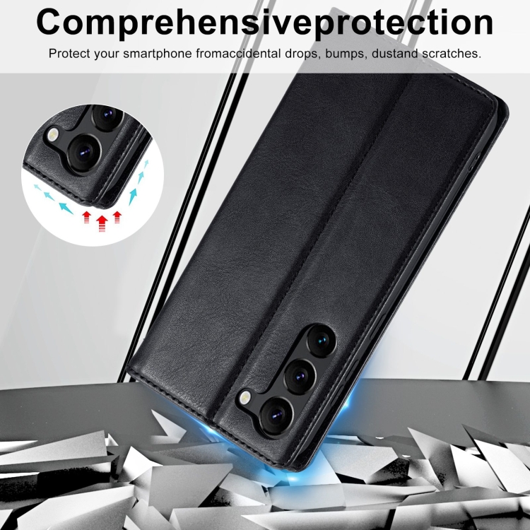For Samsung Galaxy S23+ 5G LC.IMEEKE RFID Anti-theft Leather Phone Case(Black) For Samsung Galaxy S23+ 5G LC.IMEEKE RFID Anti-theft Leather Phone Case(Black)