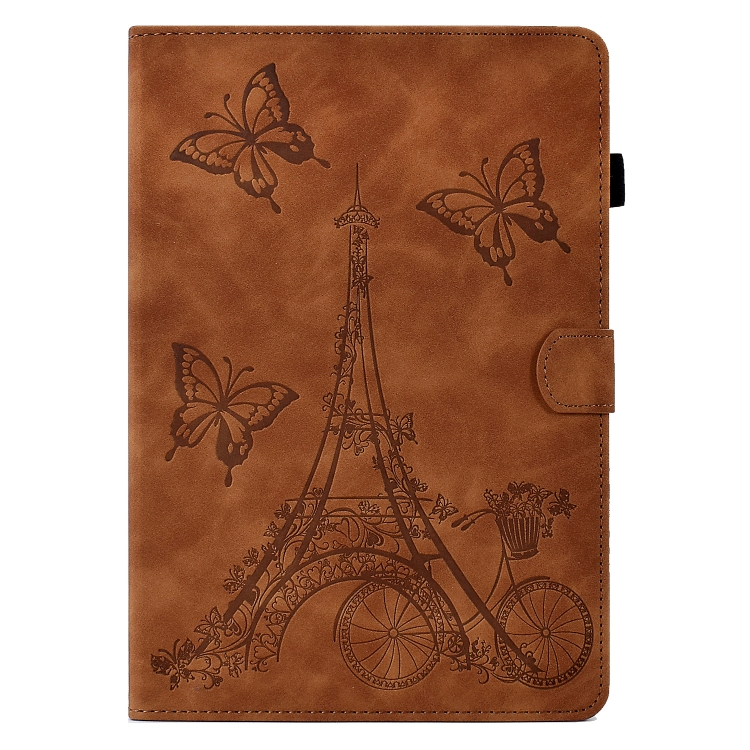 For iPad 10.2 2021/2020/2019 / 10.5 2019/2017 Tower Embossed Leather Smart Tablet Case(Brown) For iPad 10.2 2021/2020/2019 / 10.5 2019/2017 Tower Embossed Leather Smart Tablet Case(Brown)