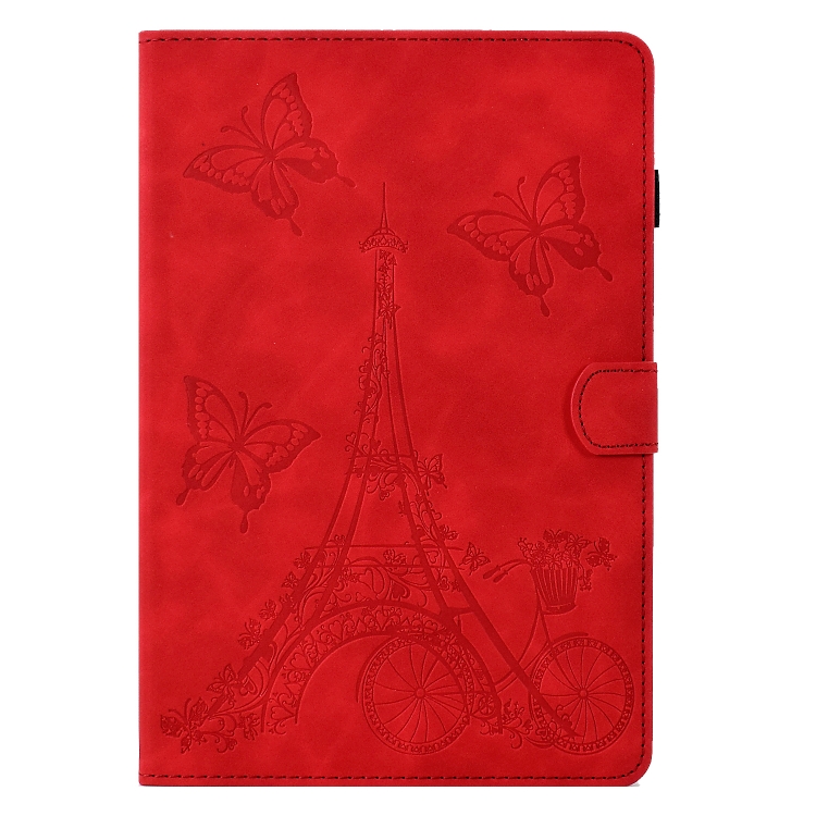 Para Lenovo Tab M10 10.1 3rd Gen 3-plegable Hebilla magnética Dibujo  coloreado Funda de cuero para tableta inteligente (Puesta de sol)