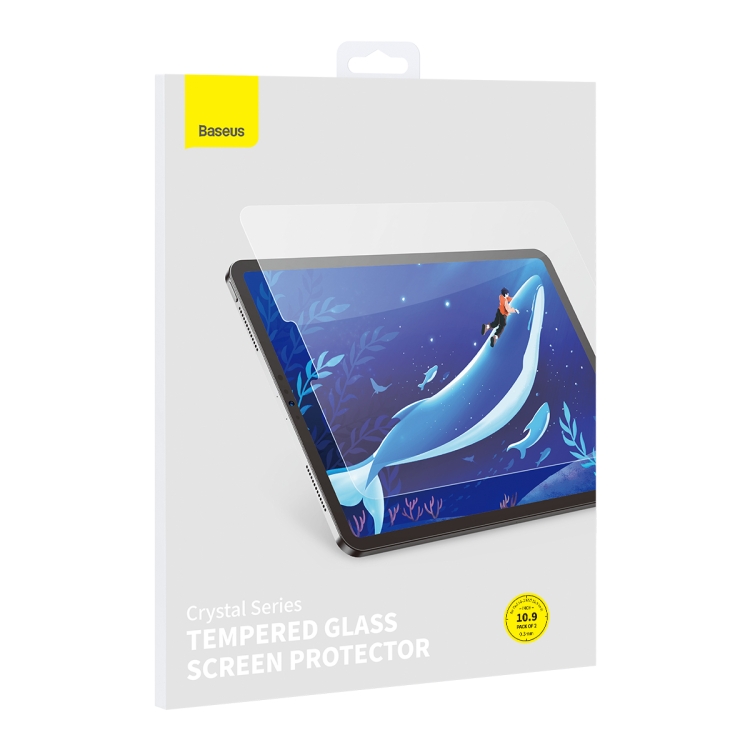 For iPad 10th Gen 10.9 2022 2pcs Baseus Crystal Series 0.3mm HD Tempered Glass Screen Protector For iPad 10th Gen 10.9 2022 2pcs Baseus Crystal Series 0.3mm HD Tempered Glass Screen Protector