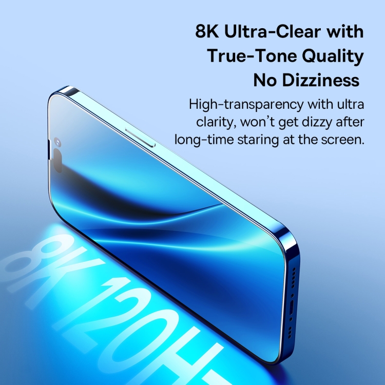 For iPhone 12 Pro Max 2pcs Baseus 0.3mm Crystal Peep-proof Explosion-proof Tempered Glass Film For iPhone 12 Pro Max 2pcs Baseus 0.3mm Crystal Peep-proof Explosion-proof Tempered Glass Film