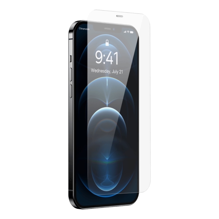 For iPhone 12 Pro Max Baseus 2pcs 0.3mm Crystal Explosion-proof Tempered Glass Film For iPhone 12 Pro Max Baseus 2pcs 0.3mm Crystal Explosion-proof Tempered Glass Film