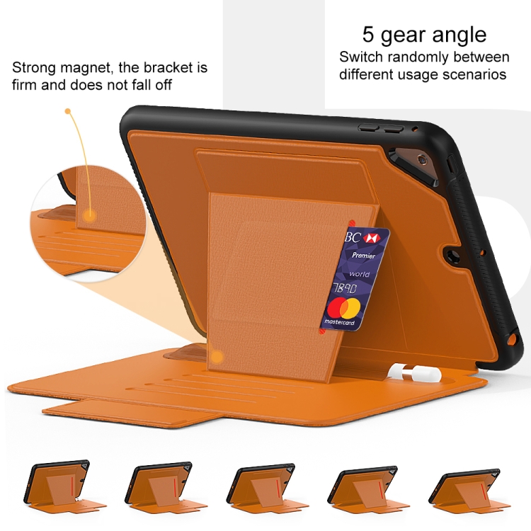 For iPad Mini 2019 PU + PC Horizontal Flip Magnetic Leather Case with Holder & Card Slot & Pen Slot & Sleep / Wake-up Function(Brown) For iPad Mini 2019 PU + PC Horizontal Flip Magnetic Leather Case with Holder & Card Slot & Pen Slot & Sleep / Wake-up Function(Brown)