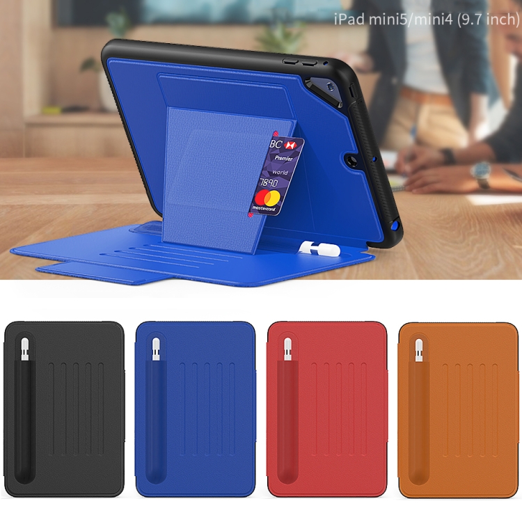 For iPad Mini 2019 PU + PC Horizontal Flip Magnetic Leather Case with Holder & Card Slot & Pen Slot & Sleep / Wake-up Function(Brown) For iPad Mini 2019 PU + PC Horizontal Flip Magnetic Leather Case with Holder & Card Slot & Pen Slot & Sleep / Wake-up Function(Brown)