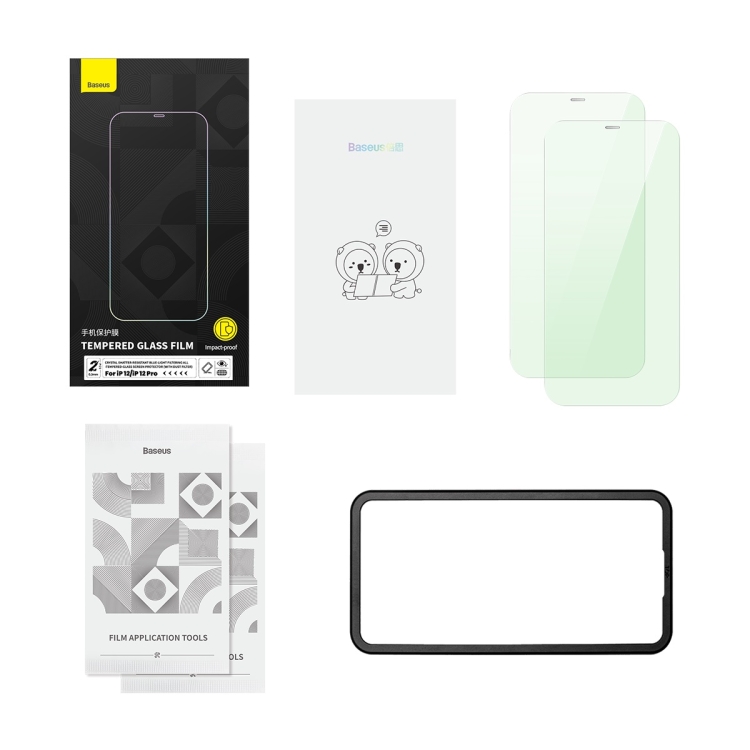 For iPhone X/XS/11 Pro 2pcs Baseus 0.3mm Crystal Explosion-proof Anti Blue-ray Tempered Glass Film For iPhone X/XS/11 Pro 2pcs Baseus 0.3mm Crystal Explosion-proof Anti Blue-ray Tempered Glass Film