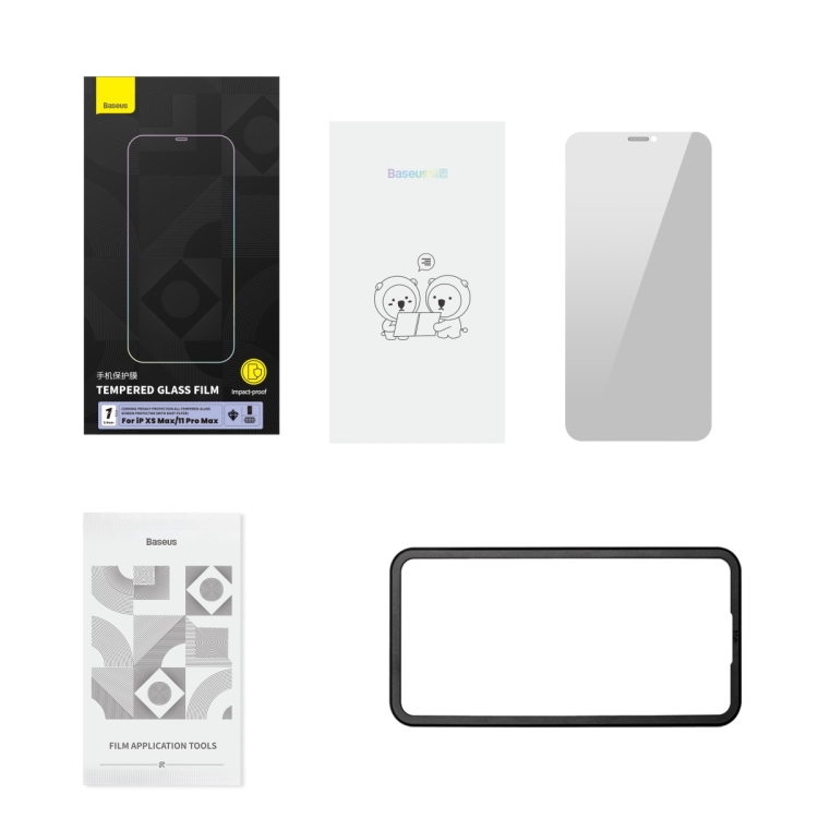 For iPhone XS Max/11 Pro Max Baseus 0.4mm Corning Peep-proof Tempered Glass Film For iPhone XS Max/11 Pro Max Baseus 0.4mm Corning Peep-proof Tempered Glass Film