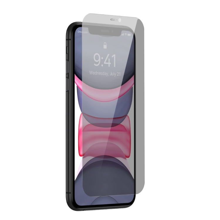 For iPhone 11/XR Baseus 0.4mm Corning Peep-proof Tempered Glass Film For iPhone 11/XR Baseus 0.4mm Corning Peep-proof Tempered Glass Film