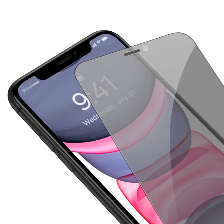 For iPhone 11/XR Baseus 0.4mm Corning Peep-proof Tempered Glass Film For iPhone 11/XR Baseus 0.4mm Corning Peep-proof Tempered Glass Film