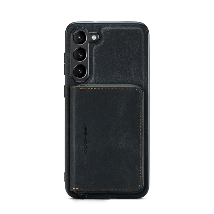 For Samsung Galaxy S23+ 5G JEEHOOD Magnetic Zipper Wallet Leather Phone Case(Black)