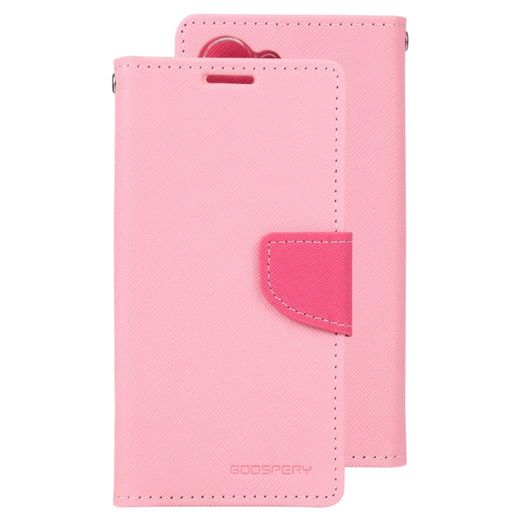 For Samsung Galaxy S23 5G GOOSPERY FANCY DIARY Cross Texture Leather Phone Case(Pink) For Samsung Galaxy S23 5G GOOSPERY FANCY DIARY Cross Texture Leather Phone Case(Pink)