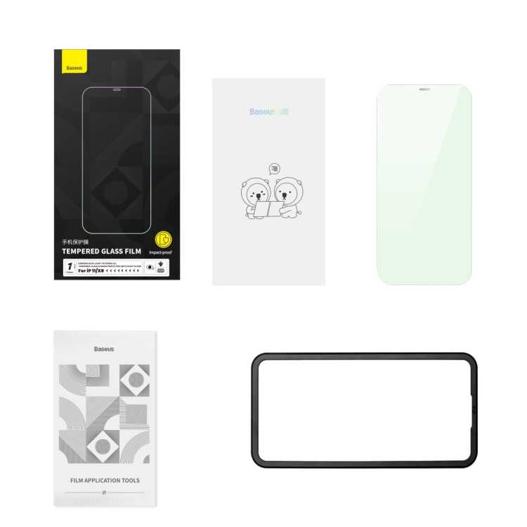 For iPhone 11/XR Baseus 0.4mm Corning Anti Blue-ray Tempered Glass Film For iPhone 11/XR Baseus 0.4mm Corning Anti Blue-ray Tempered Glass Film