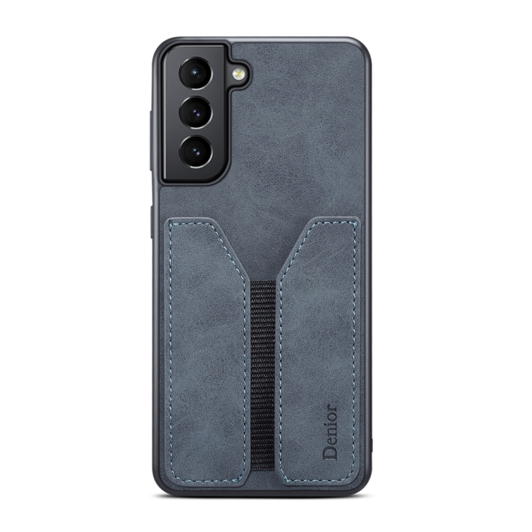 For Samsung Galaxy S23+ 5G Denior DV Elastic Card PU Back Cover Phone Case(Grey) For Samsung Galaxy S23+ 5G Denior DV Elastic Card PU Back Cover Phone Case(Grey)