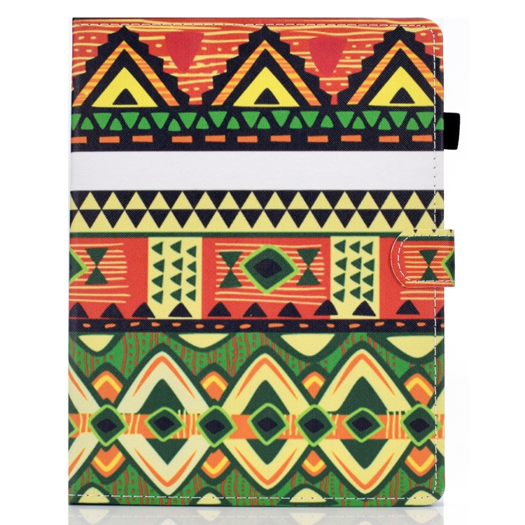 For iPad 2 / 3 / 4 Horizontal TPU Painted Flat Feather Case Anti-skid strip with Sleep Function & Pen Cover & Card Slot & Holder(Folk-custom) For iPad 2 / 3 / 4 Horizontal TPU Painted Flat Feather Case Anti-skid strip with Sleep Function & Pen Cover & Card Slot & Holder(Folk-custom)