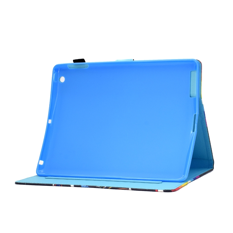 For iPad 2 / 3 / 4 Horizontal TPU Painted Flat Feather Case Anti-skid strip with Sleep Function & Pen Cover & Card Slot & Holder(Folk-custom) For iPad 2 / 3 / 4 Horizontal TPU Painted Flat Feather Case Anti-skid strip with Sleep Function & Pen Cover & Card Slot & Holder(Folk-custom)