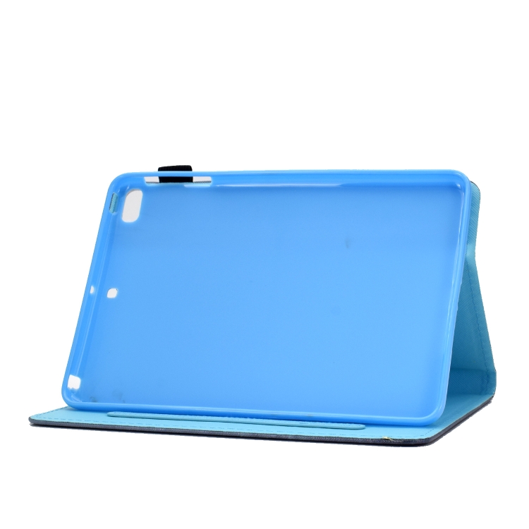 For iPad Mini 1 / 2 / 3 / 4 / 5 Horizontal TPU Painted Flat Feather Case Anti-skid strip with Sleep Function & Pen Cover & Card Slot & Holder(Music Butterfly) For iPad Mini 1 / 2 / 3 / 4 / 5 Horizontal TPU Painted Flat Feather Case Anti-skid strip with Sleep Function & Pen Cover & Card Slot & Holder(Music Butterfly)