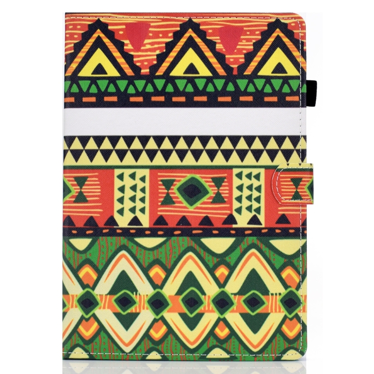 For iPad Air 2 Horizontal TPU Painted Flat Feather Case Anti-skid strip with Sleep Function & Pen Cover & Card Slot & Holder(Folk-custom) For iPad Air 2 Horizontal TPU Painted Flat Feather Case Anti-skid strip with Sleep Function & Pen Cover & Card Slot & Holder(Folk-custom)