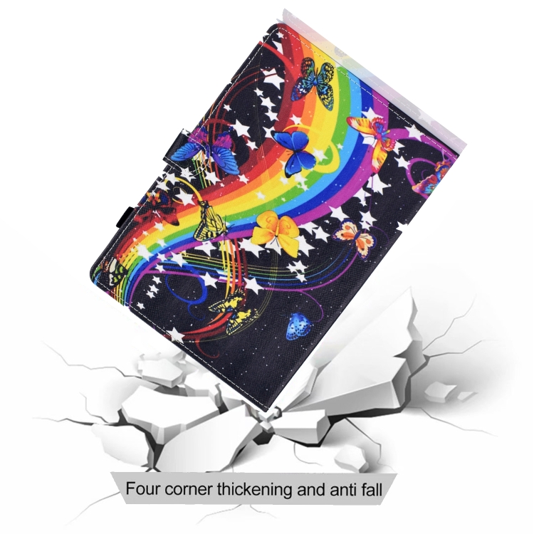 For iPad 9.7 Horizontal TPU Painted Flat Feather Case Anti-skid strip with Sleep Function & Pen Cover & Card Slot & Holder(Music Butterfly) For iPad 9.7 Horizontal TPU Painted Flat Feather Case Anti-skid strip with Sleep Function & Pen Cover & Card Slot & Holder(Music Butterfly)