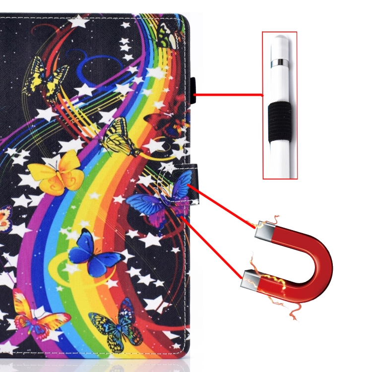 For iPad 9.7 Horizontal TPU Painted Flat Feather Case Anti-skid strip with Sleep Function & Pen Cover & Card Slot & Holder(Music Butterfly) For iPad 9.7 Horizontal TPU Painted Flat Feather Case Anti-skid strip with Sleep Function & Pen Cover & Card Slot & Holder(Music Butterfly)