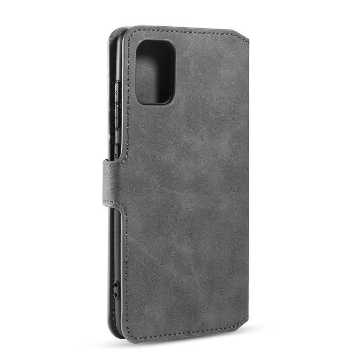 For Galaxy A31 DG.MING Retro Oil Side Horizontal Flip Case with Holder & Card Slots & Wallet(Grey) For Galaxy A31 DG.MING Retro Oil Side Horizontal Flip Case with Holder & Card Slots & Wallet(Grey)