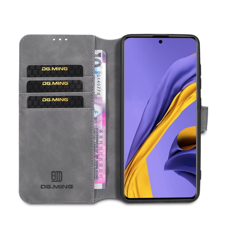 For Galaxy A31 DG.MING Retro Oil Side Horizontal Flip Case with Holder & Card Slots & Wallet(Grey) For Galaxy A31 DG.MING Retro Oil Side Horizontal Flip Case with Holder & Card Slots & Wallet(Grey)