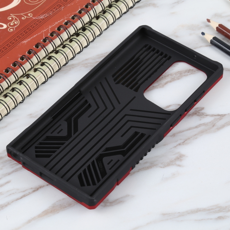 For Samsung Galaxy S23 Ultra 5G All Inclusive Double-color TPU + PC Phone Case(Red)