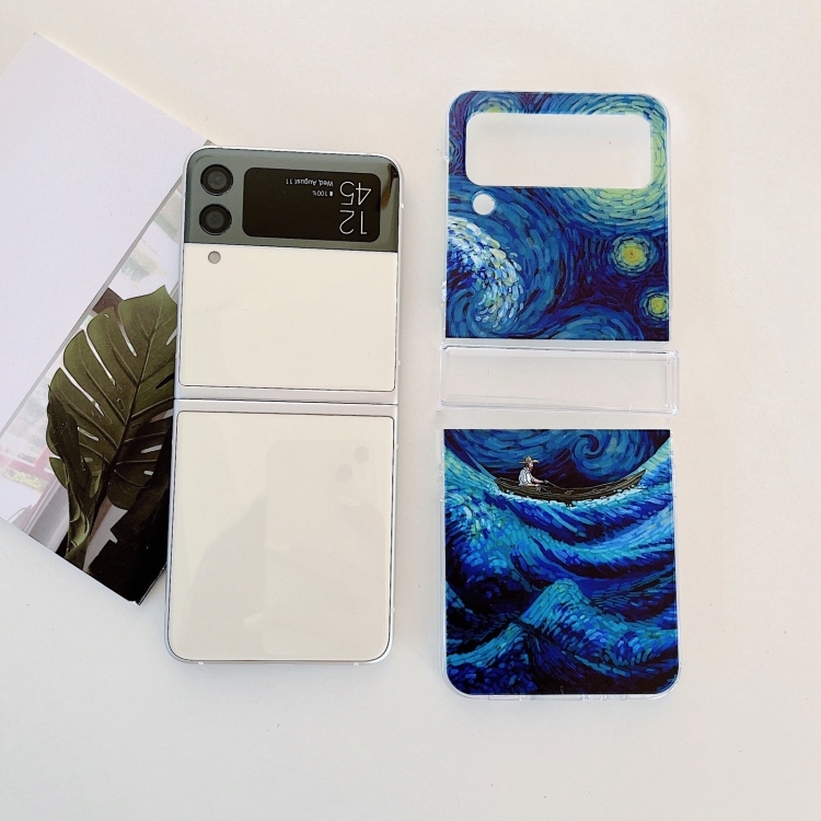 For Samsung Galaxy Z Flip4 5G Funny Oil Painting PC Phone Case(Pictorial) For Samsung Galaxy Z Flip4 5G Funny Oil Painting PC Phone Case(Pictorial)