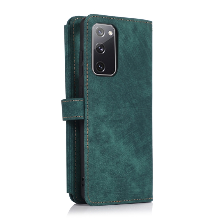 For Samsung Galaxy S20 FE Dream 9-Card Wallet Zipper Bag Leather Phone Case(Green) For Samsung Galaxy S20 FE Dream 9-Card Wallet Zipper Bag Leather Phone Case(Green)