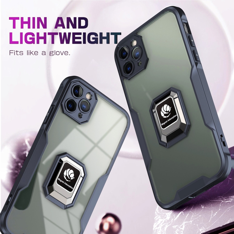 For iPhone 11 Pro Armor Shockproof Magnetic Ring Phone Case(Black) For iPhone 11 Pro Armor Shockproof Magnetic Ring Phone Case(Black)