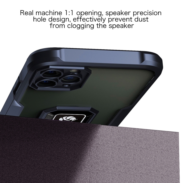For iPhone 11 Pro Armor Shockproof Magnetic Ring Phone Case(Black) For iPhone 11 Pro Armor Shockproof Magnetic Ring Phone Case(Black)
