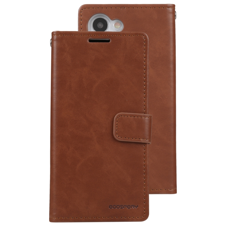 For Samsung Galaxy S23 5G GOOSPERY BLUE MOON Crazy Horse Texture Leather Phone Case(Brown) For Samsung Galaxy S23 5G GOOSPERY BLUE MOON Crazy Horse Texture Leather Phone Case(Brown)