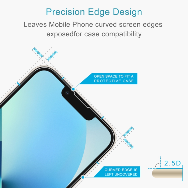 For iPhone 13 2pcs 0.26mm 9H 2.5D Tempered Glass Screen Film with 2pcs Lens Protector For iPhone 13 2pcs 0.26mm 9H 2.5D Tempered Glass Screen Film with 2pcs Lens Protector